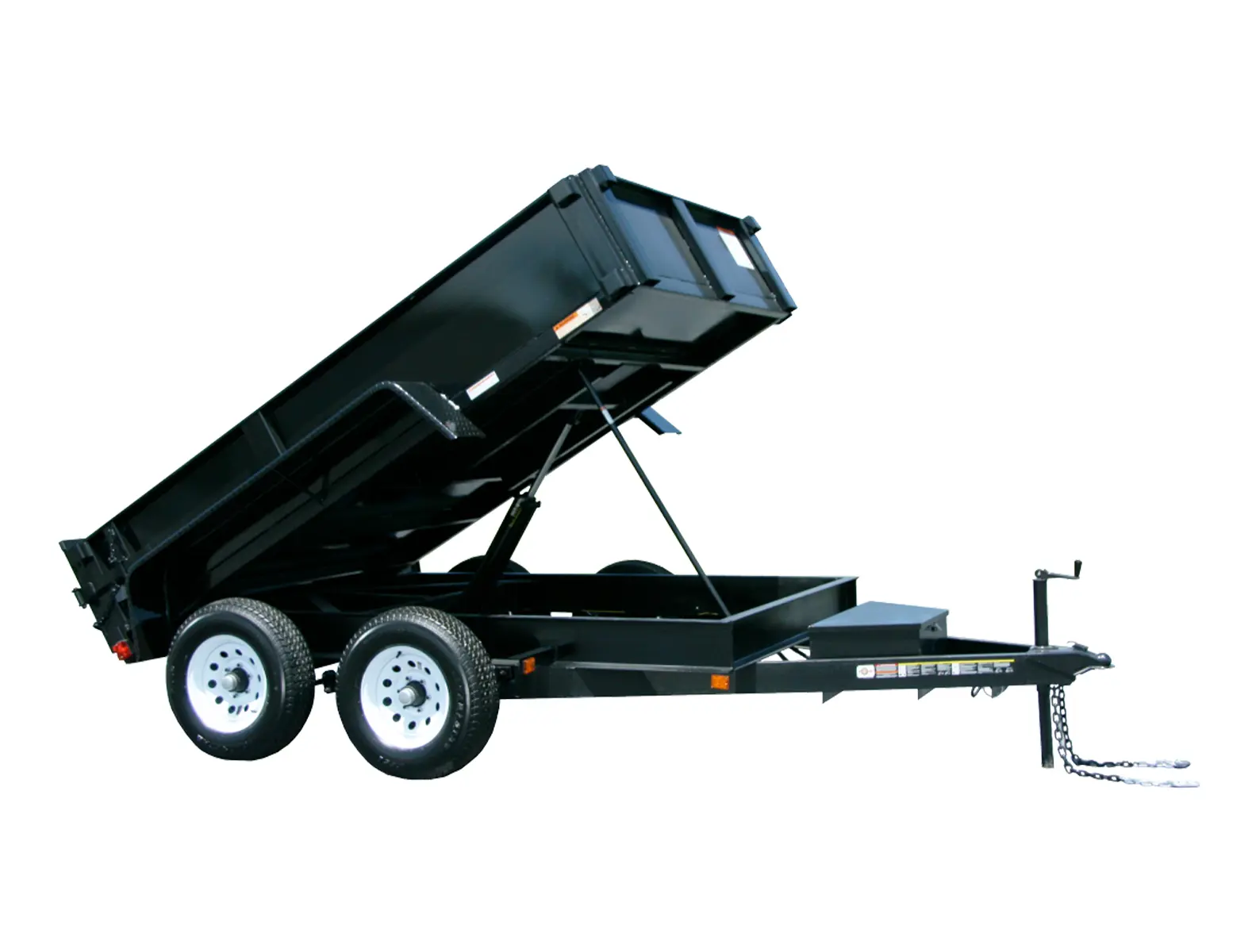 Bruiser Dump 6X4WD ダンプカー NEW 6 X 12 14K GVWR Scissor Hoist Power Hydraulic Dump