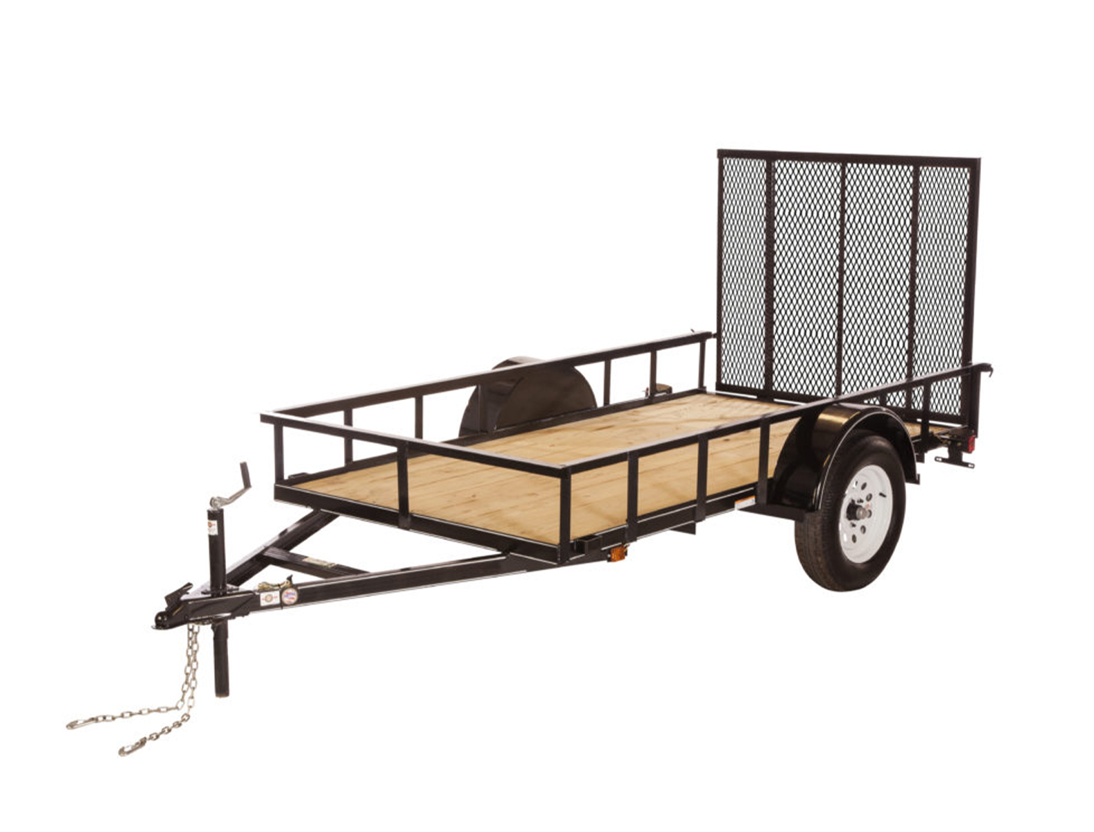 3K Utility Trailer with wood floor and gate